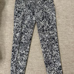 Etcetera  Black and White Straight Leg Pants Photo 0