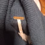 Free People  Cozy Teal Turtleneck Slouchy Sweater Photo 3