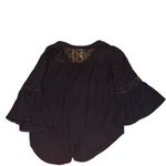 Knox Rose  Women's Black Lace Detail Top Photo 4