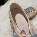 Superga  x LoveShackFancy Platform Sneaker Slides in Floral Pink Yellow Size 37 Photo 4