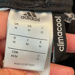 Adidas  Black And White Striped Track Pants Size Medium Photo 2