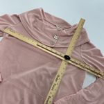 Soft Surroundings ‎ Sweater Womens Small Pink Kassidy Cowl Neck Tunic Top Photo 5