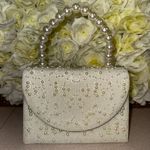 Pearl Bridal Bag House of Harlow 1960 White Photo 6