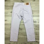 Levi's 501 Crop High Rise Jeans In Lavender Button Fly Sz 30x26 NWT Photo 6