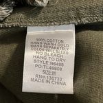 Umgee  womens medium mini skirt animal print black green tan button has pockets Photo 5