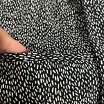 Talbots CHATHAM ANKLE PANT PARTIAL ELASTIC WAIST WOMENS 16W BLACK/WHITE NEW Photo 2