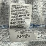 Style & Co X-Large Hooded Sweatshirt 3/4 Sleeve Lace-Up Neck Hi-Low Striped Photo 8