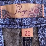 Paige  cuffed dressy jean shorts dark wash size 25 Photo 5