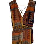 On Twelfth  Low V-Neck Chest & Back Open Sides Romper Size Small EUC #6301 Photo 0