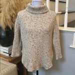 Free People Dylan Tweedy Chunky Knit Confetti Cowlneck Sweater Size Small Photo 1