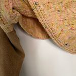 Free People NWOT yellow fluffy cable-knit sweater Photo 6