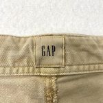 Gap  High Rise Wide Leg Crop Chino Pant Stretch Natural Khaki Minimalist size 8 Photo 8