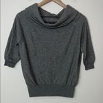 Max Mara  Cashmere Silk Blend Sweater Short Sleeve Cowl Neck Size Medium Photo 0