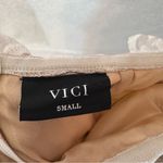 VICI Elegant White Lace Strapless Mini Dress Bridal Bachelorette Small Photo 6