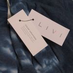 Lane Bryant LIVI Active Sweatshirt Full Zip Tie Dye Hoodie Blue White 18/20 New Photo 8