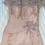 Alyce Paris Pink Alyce Lace Dress Photo 1
