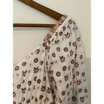 Cleobella  Reina Border Print Long Sleeve Dress Square Neck Tiered Mini EUC XS Photo 9