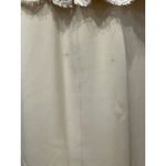 Vintage silk Fabian Molina Cream Lace Peplum Dress size 8 Off Shoulder Formal Tan Photo 6