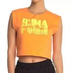 Puma x FENTY by Rihanna Orange Pop Graphic Crop Tank Photo 0