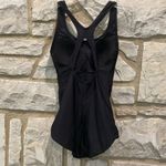 Speedo  Black 1 Piece Sport Swim Bathing Suit M Photo 3