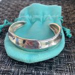 Tiffany & Co. Sterling Silver Nature Leaf Cuff Bangle Bracelet 925 6” Photo 9