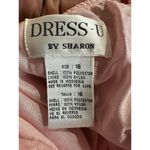 Dress U floral Print Maxi Skirt Asymmetrical Hem Fairy Ruffle Elastic Waist 16 Pink Photo 2