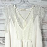 Lovestitch NEW with tags Ivory Kaylee Lace and Satin Blouse, NWT, Size Small Photo 4