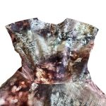 Ted Baker  London Mecia Sequin Print Dress Short Sleeve Satin Size 0 Women's Photo 7