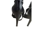 Calvin Klein  Salas Black White Logo Sandals Heels Size 8 Photo 2