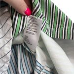 Maeve Anthropologie Alix Henley Blouse Striped Button Up Tunic Women Small Photo 9