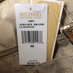 Michael Kors  MK Monogram Bicolor Leather & Coated Canvas Tech Backpack NWT Photo 9