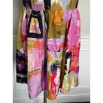 Ali Ro  MultiColor Silk Babydoll Mini Dress Photo 3