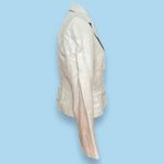 Loft ANN TAYLOR Blazer Khaki Light gray Size 4 Silk Linen Business Formal Photo 1