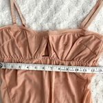 Free People NEW HAH Copper Rose Under The Wire Mesh Romantic Lingerie Bodysuit M Photo 7