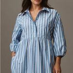 Anthropologie  Embellished Striped Tiered Maxi Dress NWT Photo 5