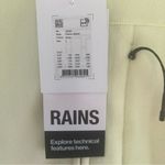 Rains NWT Fleece Zip Up Jacket Contemporary‎ Oversized in Straw Color Size Yellow Size L Photo 8