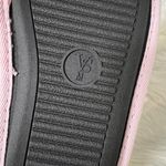 Victoria's Secret Victoria’s Secret Cable Knit Slippers Pink Sherpa Lined  Photo 3