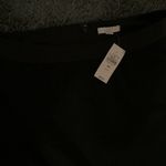 Loft NWTs GORG Black pencil w/Top ruffle Skirt Photo 2