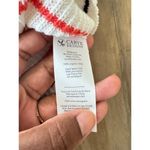 Carve Designs Knit Tank Top XS White Organic Cotton Striped Coastal Preppy Photo 1