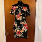 Heart & Hips 🆕  Black & Floral Off the Shoulder Dress Photo 12