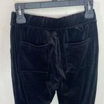 Lou & grey black plush velour patch pocket lounge pants size XS Photo 4