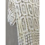 Vintage 90s Sweater Womens Cottagecore Grannie Square Crochet Style Fringe Size undefined Photo 13