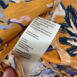 Free People Dreamed of You Floral Ruched Long Sleeve Top in Honey Combo, S NWT Photo 4