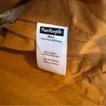 Free People NEW BROWN HIGH WAIST A-LINE VEGAN LEATHER MINI SKIRT SIZE 4 Photo 7