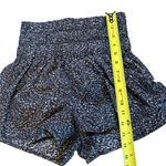 Free People Movement The Way Home Leopard Print Athletic Shorts Womens Medium Blue Photo 8