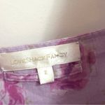 Love Shack Fancy Womens Harlyn Purple Floral Pleated Tiered Midi Dress 2 Photo 5