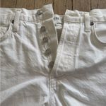 AGOLDE  White Denim Shorts Photo 1
