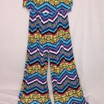 Magic Colorful Jumpsuit Sz M Gently Used Photo 2