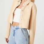Forever 21 Cropped Denim Trucker Jacket Photo 0
