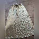 Topshop  Olive Satin Skirt Photo 6